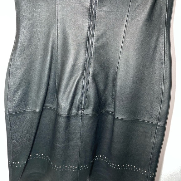 FRENCH CONNECTION Genuine Leather Dress 0 - Picture 9 of 11